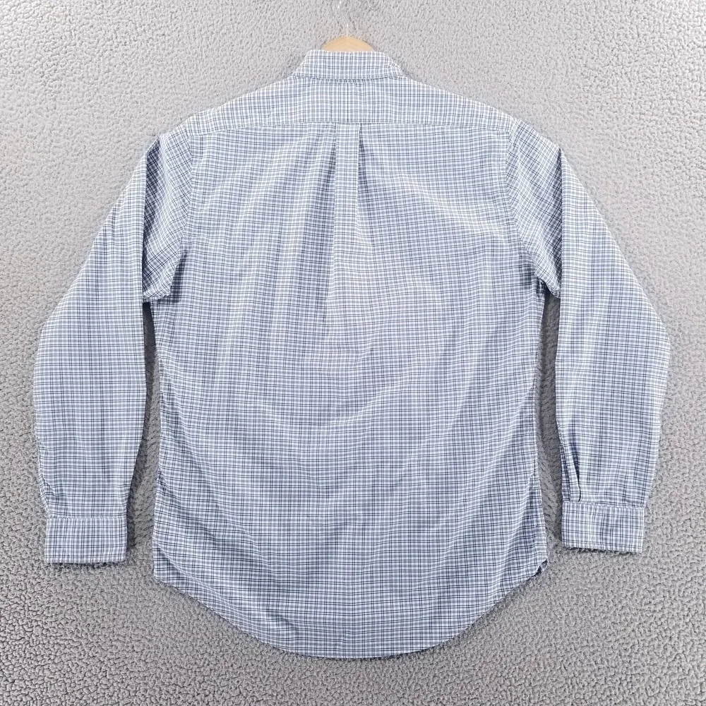 Ralph Lauren Shirt Mens Medium Blue Classic Fit Performance Sport Tech Check